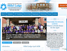 Tablet Screenshot of hillel-ltc.com